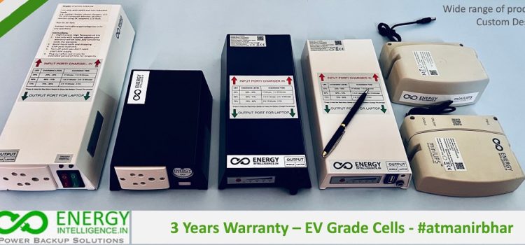 Energy Intelligence advanced Li Ion based Power Backup Solution now available for laptops, TVs & medical panel PCs