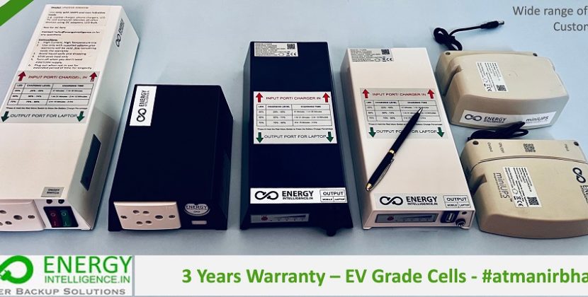 Energy Intelligence advanced Li Ion based Power Backup Solution now available for laptops, TVs & medical panel PCs