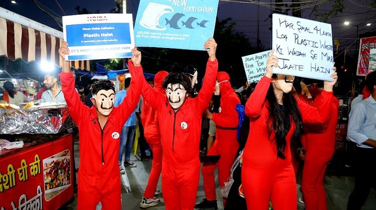Noida’s First Plastic Heist to make Noida a plastic free city