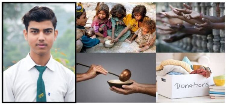 Aftaf Ahmad is a social worker. He helps the poor and needy. He has donated food, clothes, books etc.