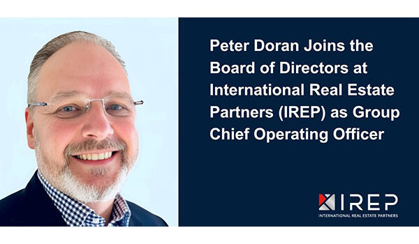 Peter Doran Joins the Board of Directors at International Real Estate Partners (IREP) as Group Chief Operating Officer