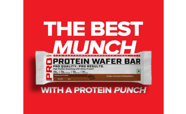GNC India Launches Protein Wafer: The Best Munch with a Protein Punch! Xtra Crunchy. Xtra Munchy. Xtra Healthy.