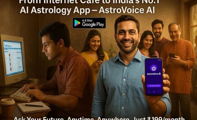 From Internet Cafe to India’s Top AI Astrology App: The Inspiring Journey Behind AstroVoice AI