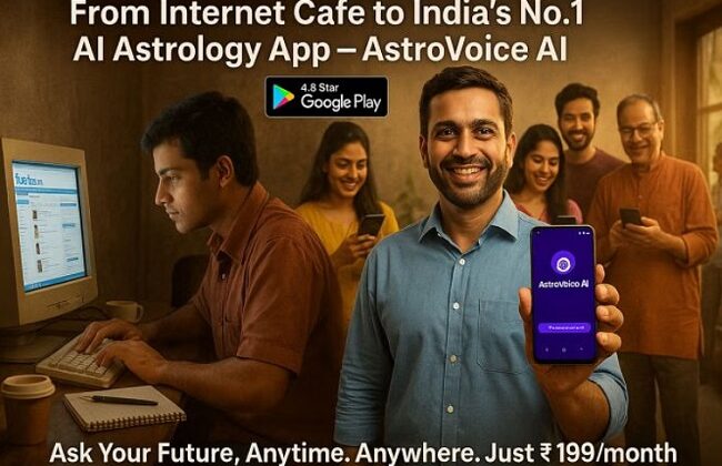 From Internet Cafe to India’s Top AI Astrology App: The Inspiring Journey Behind AstroVoice AI