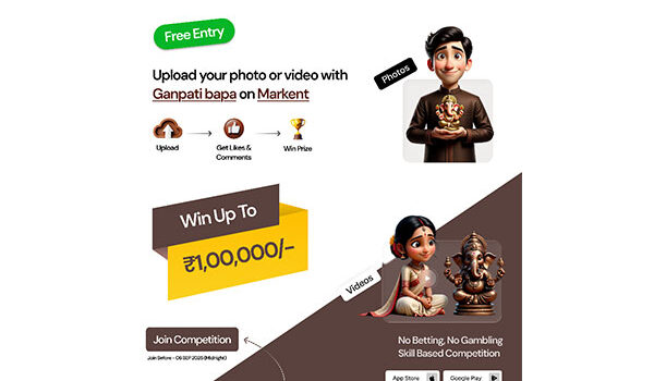 Flowkar Launches Markent with Ganesh Chaturthi Contest – Win ₹2.5 Lakh in India’s First Skill-Based Creator Competition