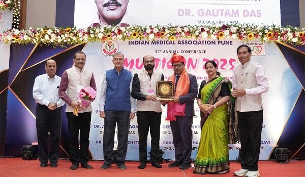 Dr. Gautam Das founder of Daradia: The Pain Clinic, Kolkata Conferred Dr. M. J. Joshi – IMA Bhushan Award at MULTICON 2025