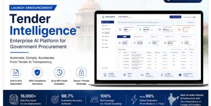 Valiance Solutions Launches Tender Intelligence, an Enterprise SaaS for Government Procurement